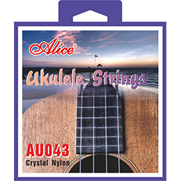 AU043 Ukulele String Set, Crystal Nylon